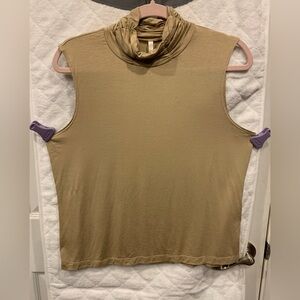 Lea & Nicole Mock Turtleneck Sleeveless top size XL